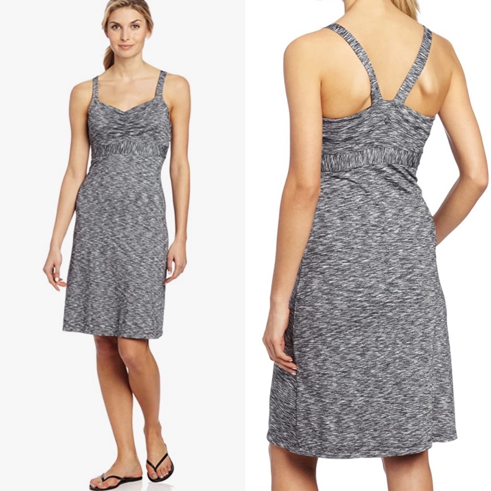 Prana Ember Space Dye Dress in Coal Size Small
